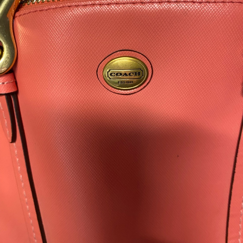 COACH Coral Dome Satchel Handbag - Picture 2 of 8